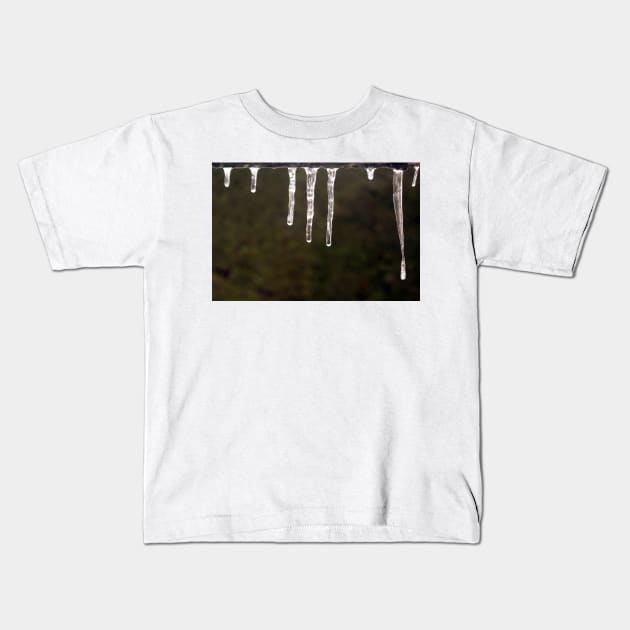 Melting Icicles Kids T-Shirt by pinkal